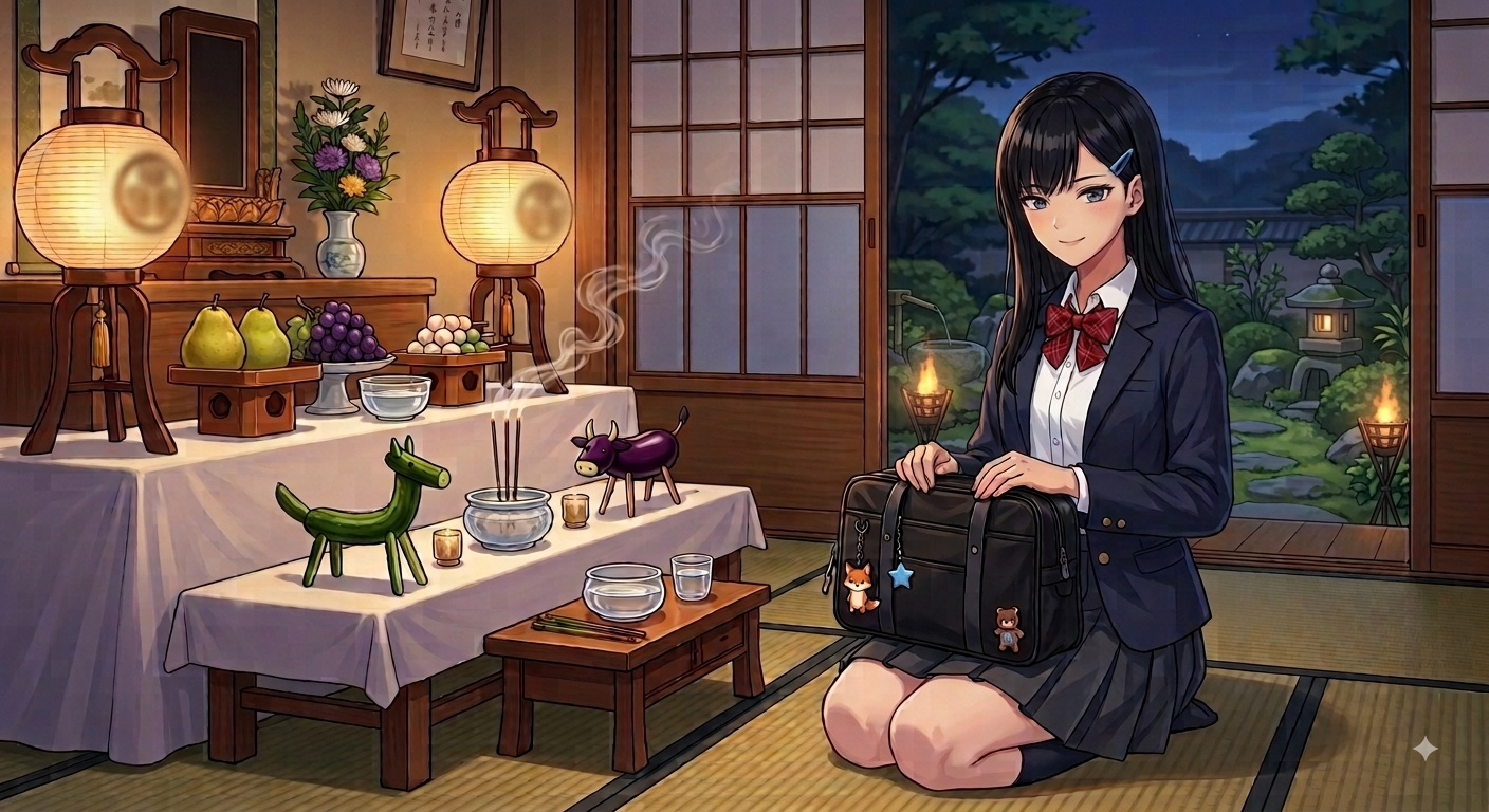 ご先祖様をお迎えに行った夜にブログを始めたよ